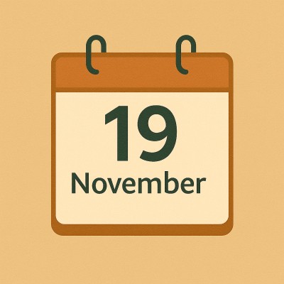 Historischer Kalender – 19. November